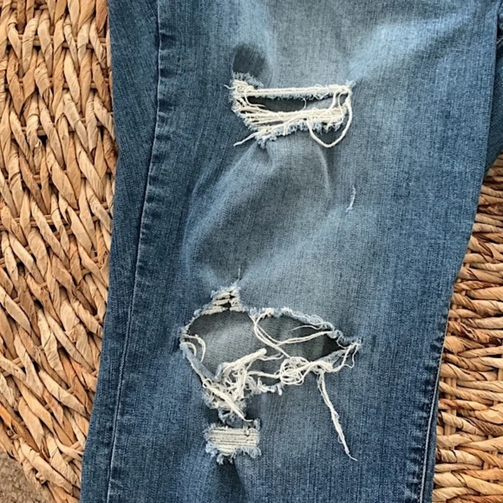 Torrid Distressed Crop Boyfriend Jean